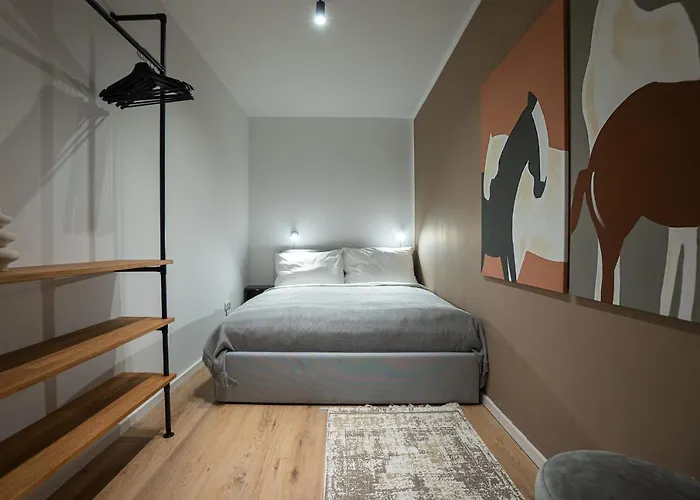 Apartment 2-room With A Terrace And Queen-size Bed